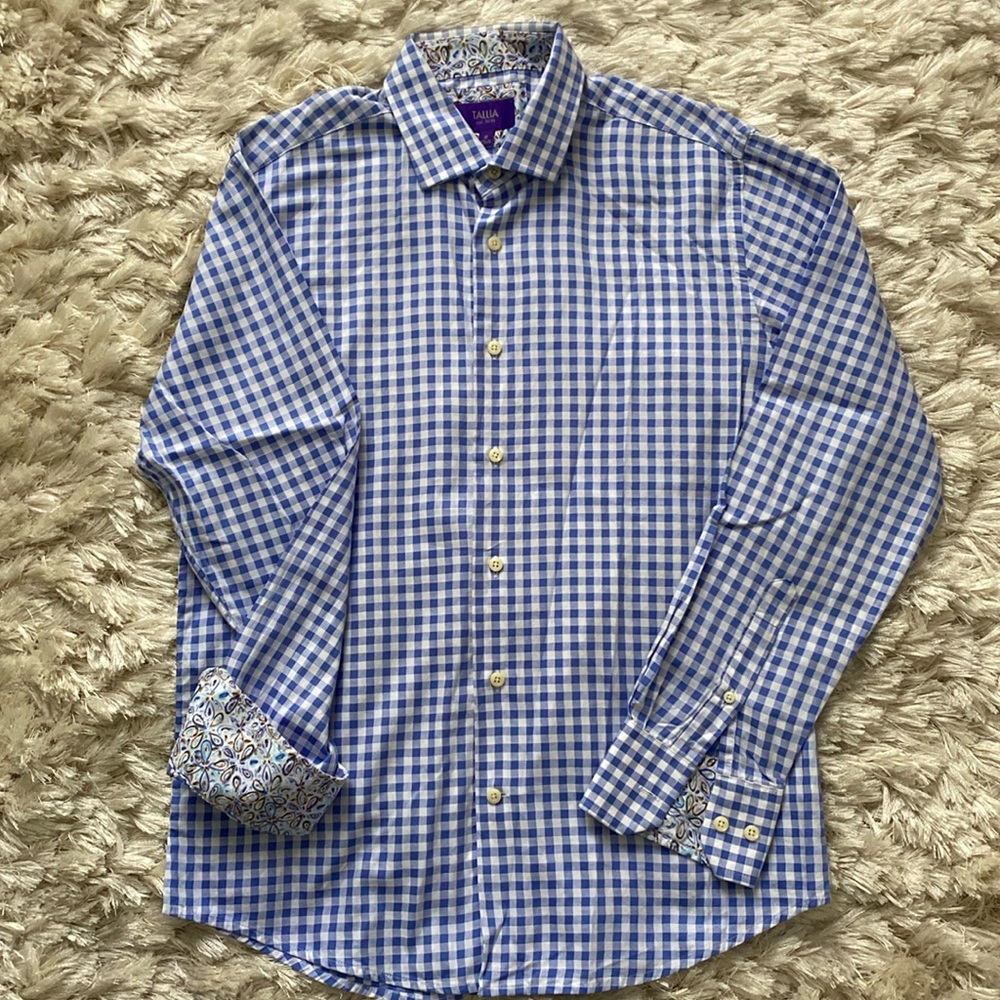 Tallia, men long sleeve shirt, size M , 15 1/2